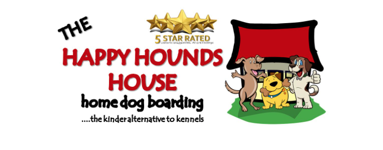 The happy hounds house-dog sitter